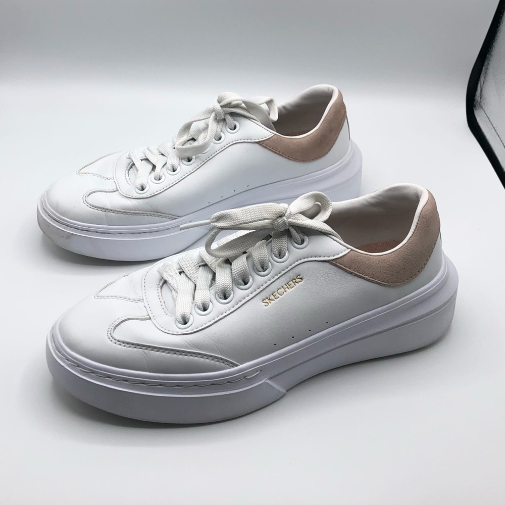 Skechers Air Cooled Memory Foam White Comfort Casual Sneakers Women’s 8.5
